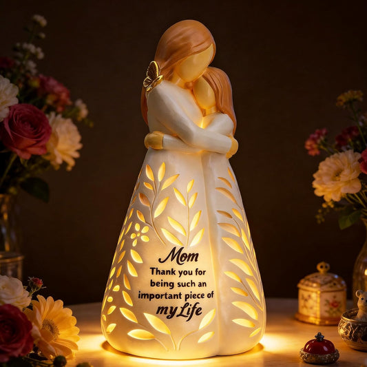 Mom Figurine Light by [Brand Name] - Remote Control Gift for Mother's Day, Birthday, or Valentine's Day