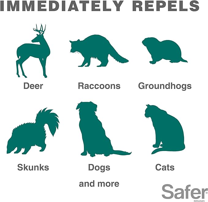 Havahart Critter Ridder Motion Activated Animal Repellent and Sprinkler - Use in Yard to Repel Cats, Dogs, Chipmunks, Groundhogs, Squirrels, Skunks, Deer, and More - 5277