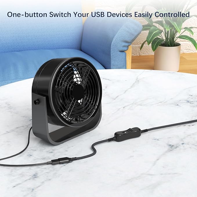 Itramax USB On Off Switch Cable,USB Extension Cable Support Data and Power 1FT/0.3M,Inline Power Switch,Male to Female with Toggle Switch for LED Lamp,LED Light Strips,Driving Recorder