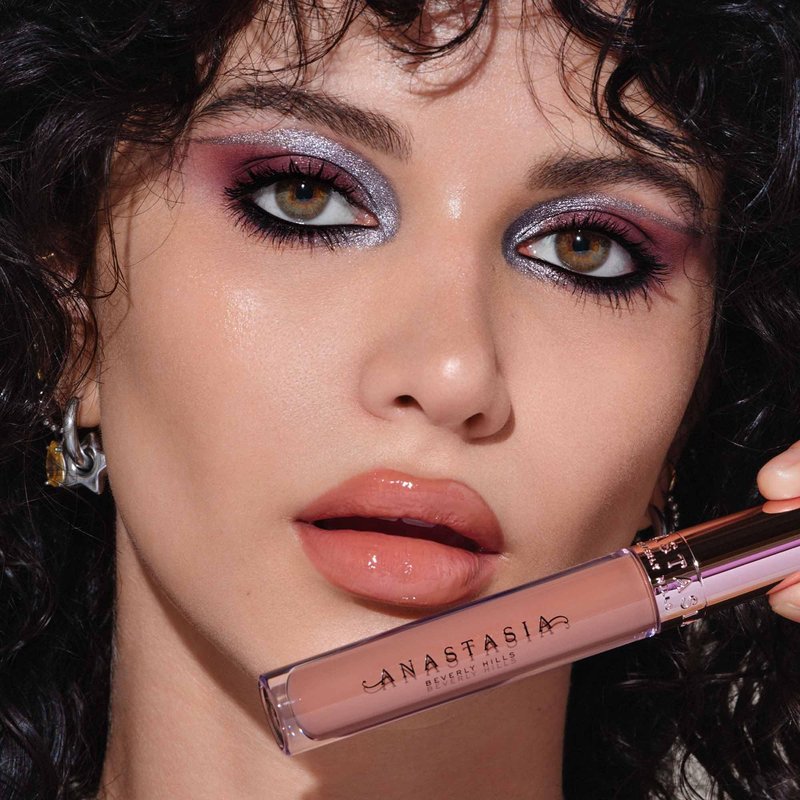 Anastasia Beverly Hills Lip Gloss - High-Shine Non-Sticky Lip Gloss for Fuller-Looking Lips with Smooth Comfortable Wear and Luminous Color Finish - Cotton Candy