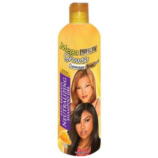Profectiv Mega Growth Neutralizing Shampoo Gel - 12oz | Deep Cleansing Formula for Healthy Hair