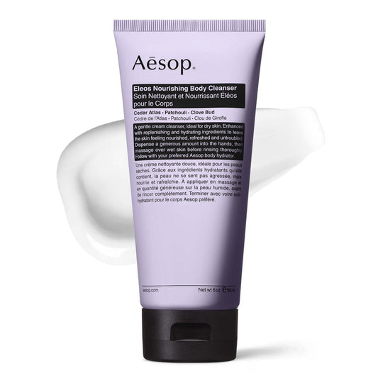 Aesop Eleos Moisturizing Body Cleanser | Hydrating Ingredients For Refreshed, Soft Skin | Enriched With Emollients, Humectants, Purifying Botanicals | 180mL / 6.2oz