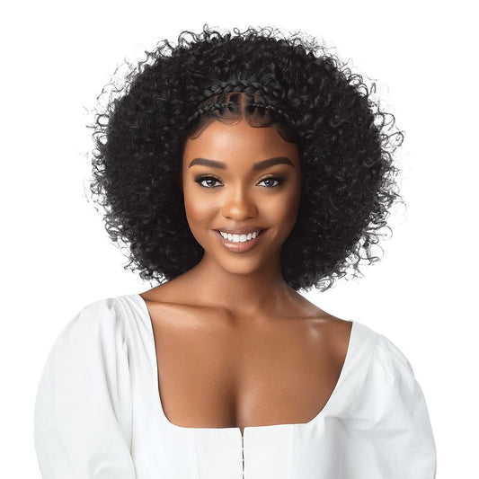 Outre Pre-Styled Synthetic HD 13X2 Lace Frontal Wig - Halo Stitch Braid 14" (DRCHILAT)