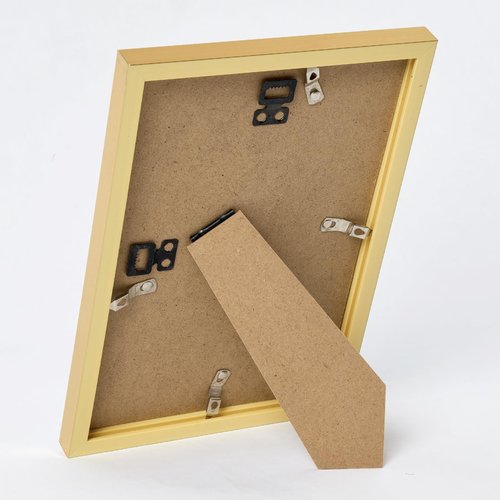 JCJMY 9x12 Picture Frame Gold for Wall Hanging, Wall Mounting Horizontally or Vertically, 9 x 12 Wall Gallery Poster Photo Frame with Durable Shatter Resistant Plexiglass, Gold