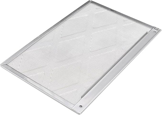 Gutter Guard â 100% Stainless-Steel Micro-Mesh Design, Pine Needle & Small Debris Protection, Fits 5 in KâStyle & HalfâRound Gutters, DIY Screws Included (5in Sample - 1 Panel)