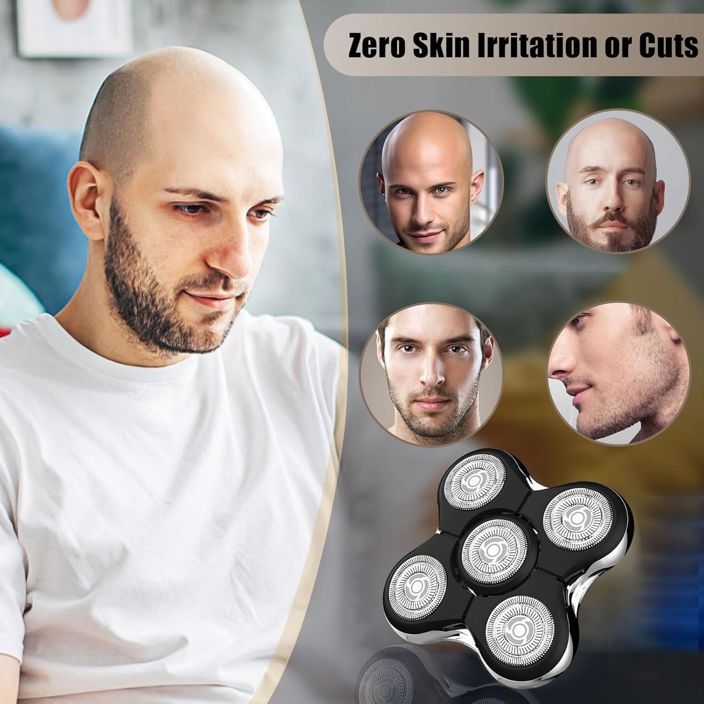 Pro Head Shaver Replacement Blades Compatible with Remington Balder Pro Head Shaver Model XR7000,Precision Electric Shaving for Bald Men. (1pack)