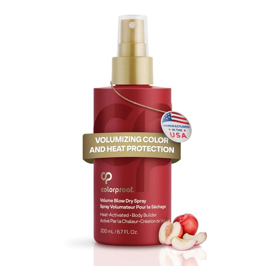 Colorproof Volumizing Heat Protection Spray For Hair 6.7 Fl Oz | Blow Dry Primer & Hair Heat Protectant Spray For Fine & Thin Hair With White Nectarine Scent | Vegan, Paraben-Free & Color-Safe Formula