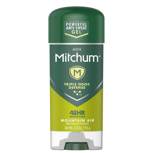 Mitchum Anti-Perspirant & Deodorant Clear Gel - Mountain Air | 3.4 Oz (Pack of 6)