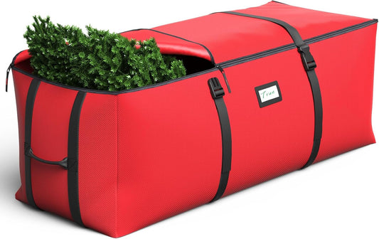 Skiennix Christmas Tree Storage Bag - Fits 7.5Ft Artificial Trees | Waterproof 600D Oxford Fabric with Double Zipper & Handles