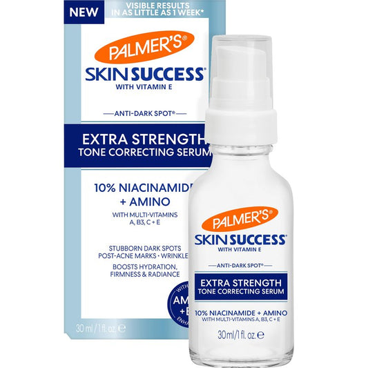 Palmer's Skin Success Extra Strength Tone Correcting Face Serum, 1.0 Fl Oz, Dark Spot Corrector for Discoloration, Age Spots and Post-Acne Marks