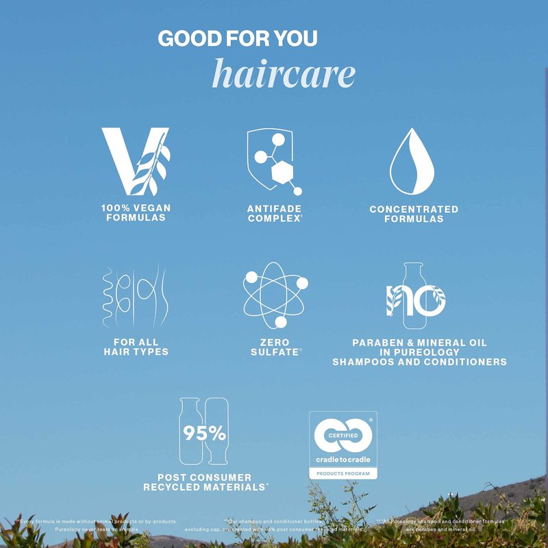 Pureology Smooth Perfection Conditioner - For Frizzy and Color Treated Hair, Detangles & Controls Frizz, Sulfate-Free & Vegan, 9 Fl Oz