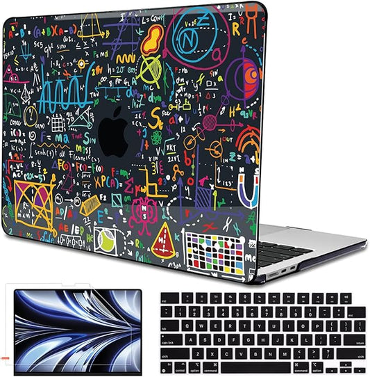 LCMOCICO for MacBook Air 13 Inch Case 2026 2025 2024 2023 2022 Release M5 A3449 M4 A3240 M3 A3113 M2 A2681, Scratch Resistant Plastic Hard Shell Case for MacBook Air 13.6 M5, Abundant Formula1