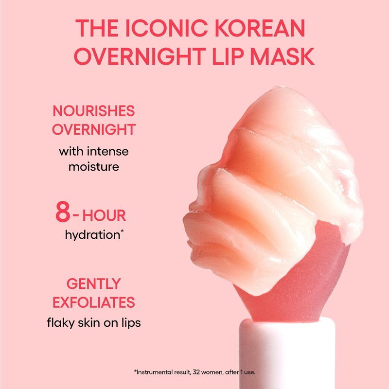 LANEIGE Lip Sleeping Mask: Hydrating & Nourishing Korean Overnight Lip Treatment Mask with Shea Butter, Vitamin C & Murumuru, Antioxidants For Flaky, Dry Lips | Korean Skin Care, Sweet Candy