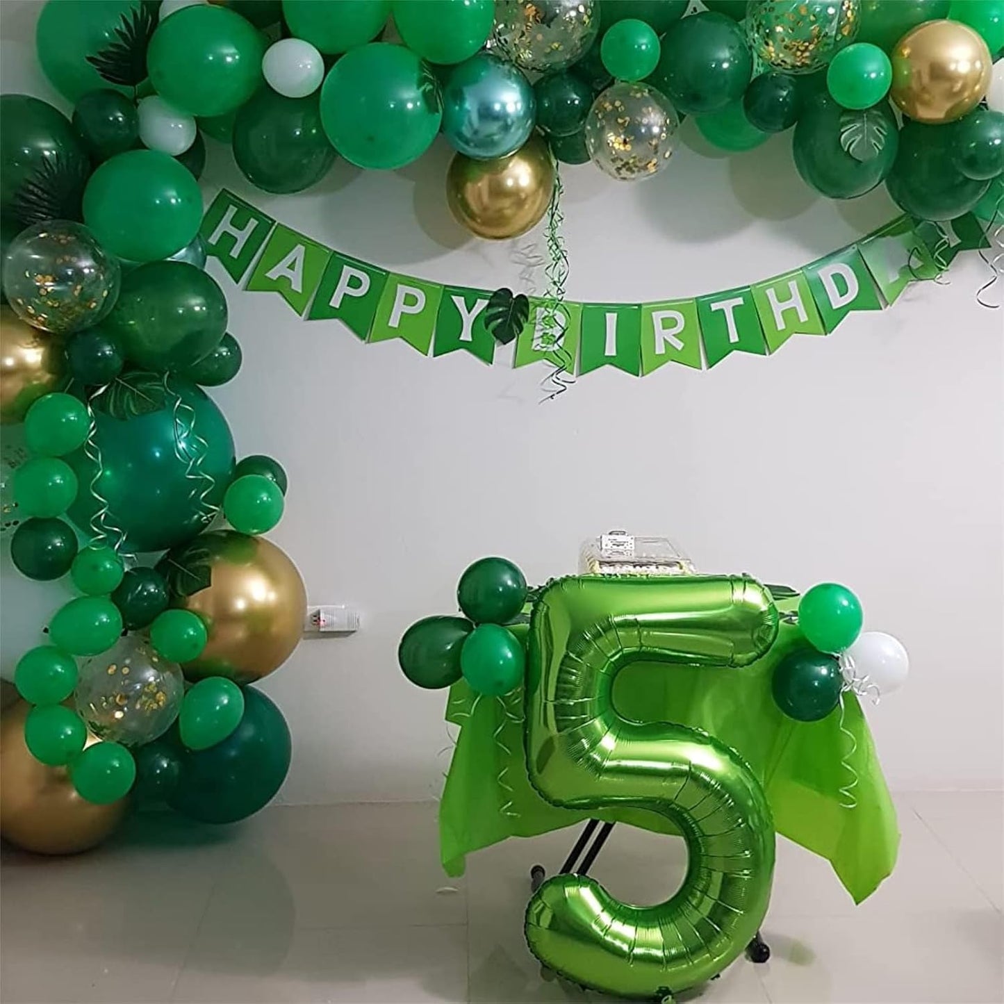 Regine Switzerland 40-Inch Green Foil Number 9 Balloon - Large Helium Decoration for Birthdays & Anniversaries