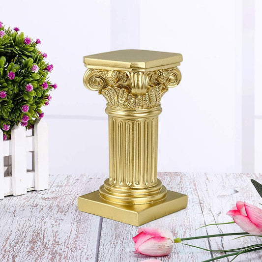 Regine Switzerland Mini Roman Pillar Greek Columns - Classic Resin Statues for Home & Garden Decor