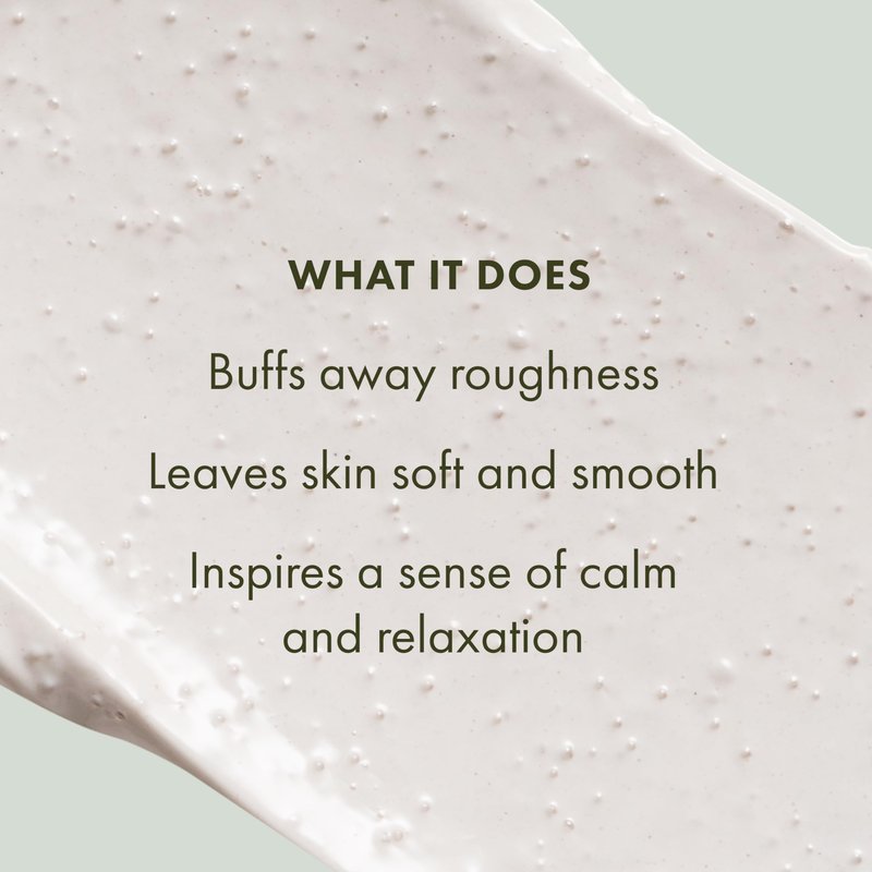 Origins Peace of Mind Exfoliating Body Scrub | Smooths Rough Skin | With Bamboo, Peppermint, Basil and Eucalyptus Blend, 6.7 Fl Oz