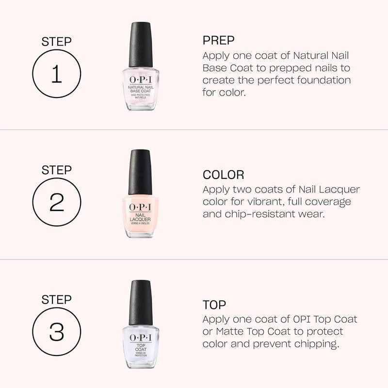 OPI Nail Lacquer - Classic Pink & Purple Nail Polish | Crème, Shimmer & Glitter Finish - 0.5 Fl Oz