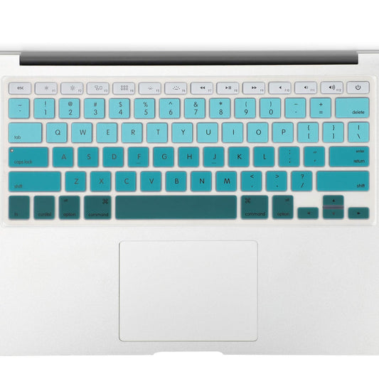 Allinside Green Ombre Keyboard Cover Skin for MacBook Pro 13" 15" 17" (2015 or Older Version), MacBook Air 13" A1369/A1466, Older iMac Wireless Keyboard MC184LL/B
