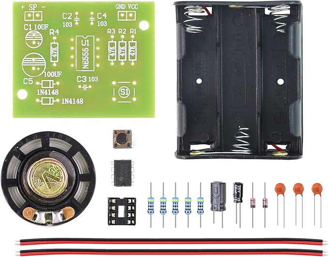 Yidab Soldering Practice Kit - DIY Electronic Doorbell Soldering Kit (Suitable for Home Installation + STEM Education), An Entry - level Electronic Production Kit for Beginners