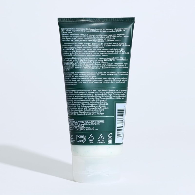 Tea Tree Hair and Scalp Treatment - Hydrating Hair Mask for All Hair Types | Nourishing Formula