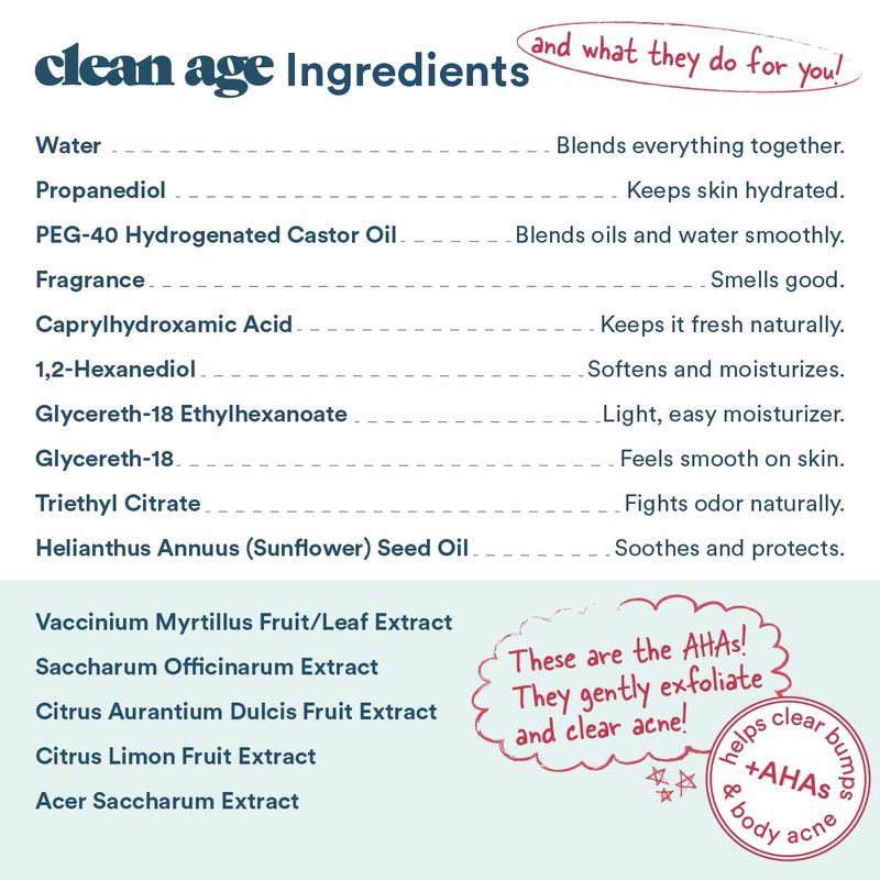 CLEAN AGE - Aluminum Free Deodorant & Body Spray for Whole Body - 3 Pack 4oz ea - Wanderlust Collection (Cedar, Oasis and Sandalwood) - Clean Deodorant and Body Spray for Teen Boys and Girls