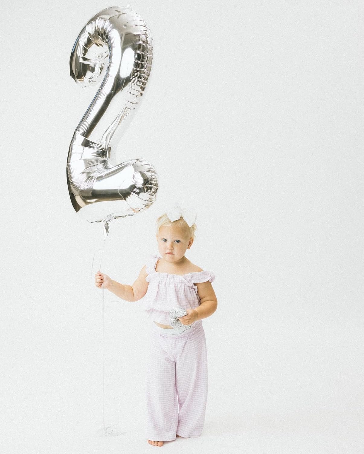 Silver Number 50 Balloon - 40 Inch Giant Foil Balloon for 50th Birthday Party Decorations