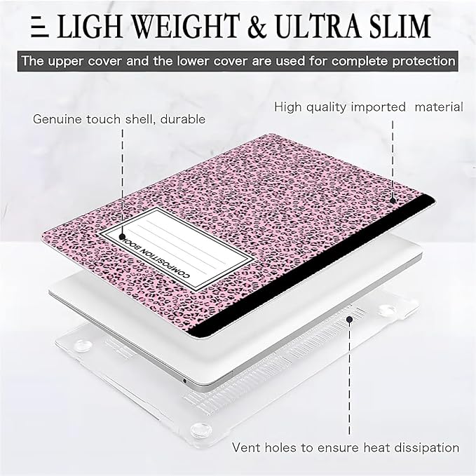 COTAIL Compatible with MacBook Air 13.3 13.6 Inch Case 2022 2021 2020 2019 Plastic Hard Shell Case Cover,13.3 Pro(A1706/A1708/A1989/A2159/A2289/A2338), Notebook