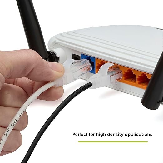 TRUECABLE Cat6 Component Rated Patch Cable, Unshielded (U/UTP), 1ft, Black, 28AWG Stranded Pure Copper, Snagless 10G High-Speed Ethernet Cable, PoE++ 4PPoE 100W, UL Listed, RoHS-3, 1 Pack
