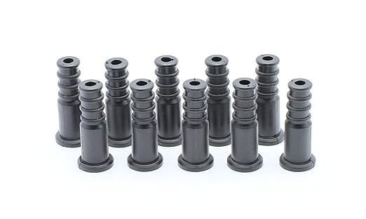 THE CIMPLE CO Coaxial Cable Weather Boot for RG6 Connectors, RG59 Ends - Coaxial Boots with Weathertight Seal - Black, 50 Pack