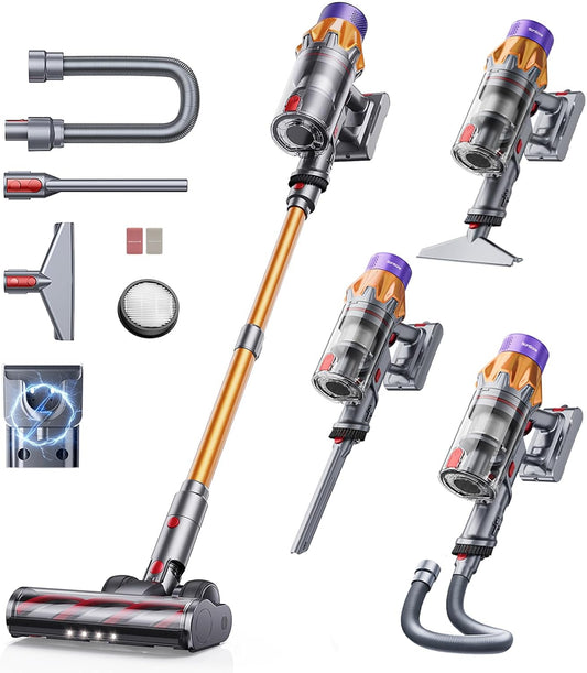 X7A Pro Cordless Vacuum Cleaner - 650W, 55KPA Suction, 70 Minutes Runtime | Ideal for Pet Hair & Hard Floors