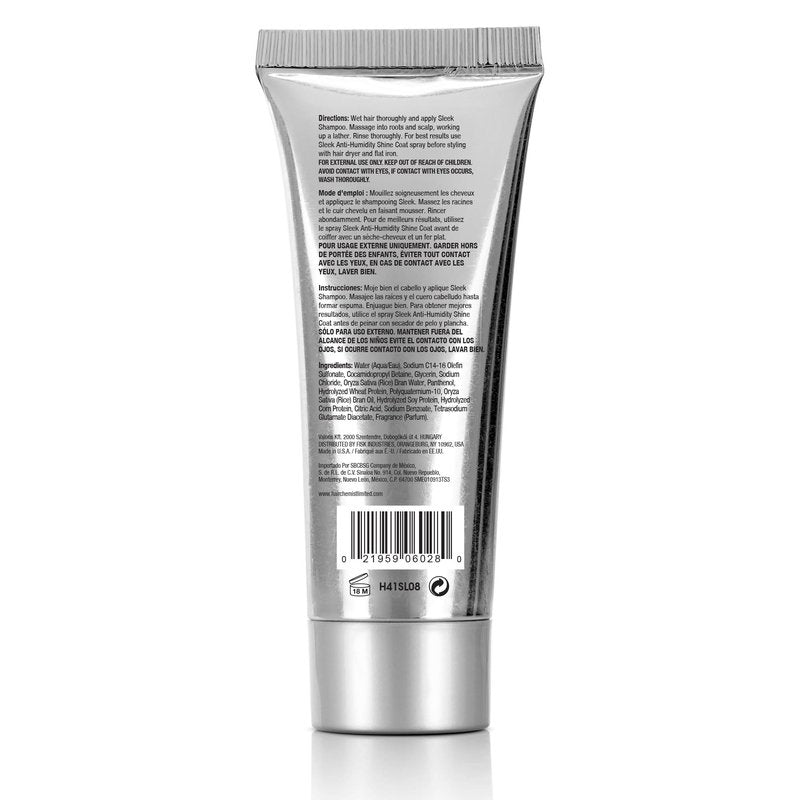 Hair Chemist SLEEK Anti Humidity Shampoo 8 oz. - Frizzy Hair Shampoo for Silky Hair & Super Straight Hair, Anti-Frizz & Smoothing Shampoo
