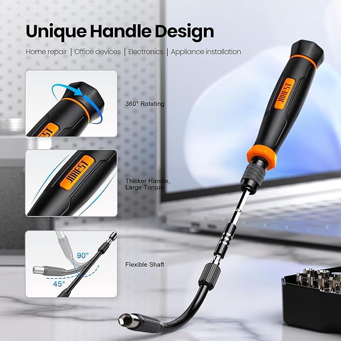JOREST 152 in 1 Precision Screwdriver Set, Tool Gifts for Men, Magnetic Repair Tool Kit for Electronics, Macbook, Laptop, PC, RC, PS5, iphone,Jewelers, XBOX, Glasses