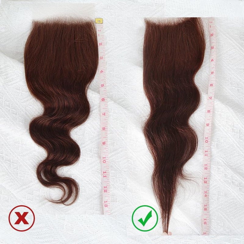 Body Wave Closure - 4x4 Brazilian Human Hair HD Lace in Chocolate Brown | 12 Inch Free Part