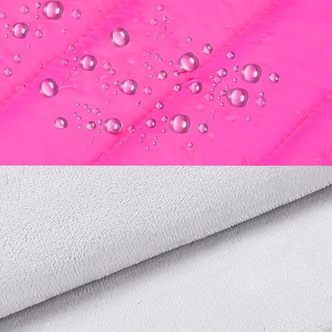 MOSISO Laptop Case 13.3 inch,13-13.3 inch Puffy Laptop Sleeve Compatible with MacBook Neo/Air 13.6 M5 M4 M3 M2 M1/Pro 13/14,HP Dell ASUS Lenovo,Polyester Horizontal Bag with Small Case, Rose Red