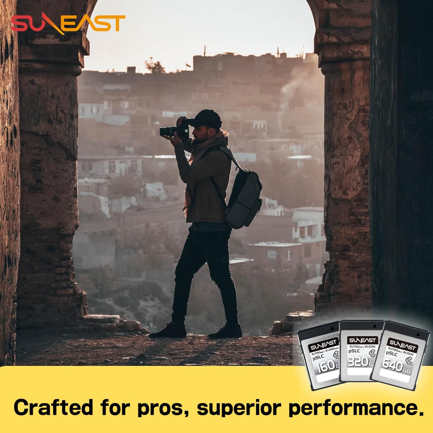 SUNEAST ULTIMATE PRO CFexpress Type B Card 640GB pSLC Series SE-CFXB640S1700