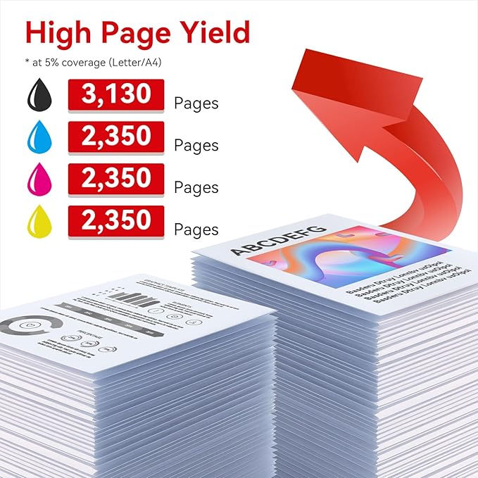 MYTONER 067H 067 Toner Cartridge Set Compatible Replacement for Canon 067H Toner Cartridge High Capacity for imageCLASS MF656Cdw LBP632Cdw MF654Cdw MF653Cdw LBP633Cdw MF650C LBP630C Printer (4 Pack)