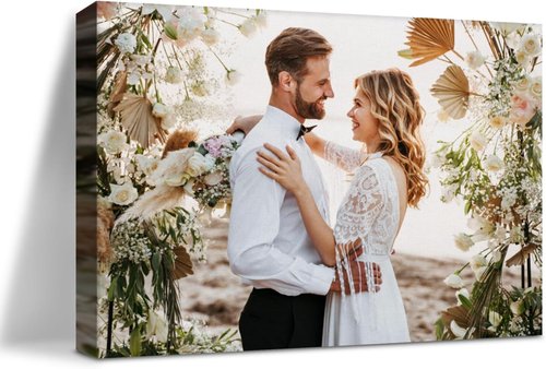 Custom Canvas Prints by Ship Next Day - Personalized Photo Wall Art | Framed 10x8 for Home Decor