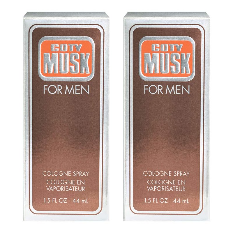 Wild Musk for Men Eau de Cologne Spray 1.5 oz, Pack of 2