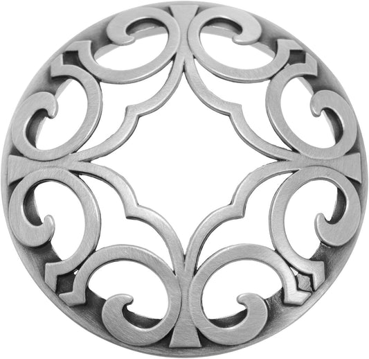 Skiennix Candle Cover Toppers - Silver Aluminum Alloy for Large Jar Candles | 1 Piece