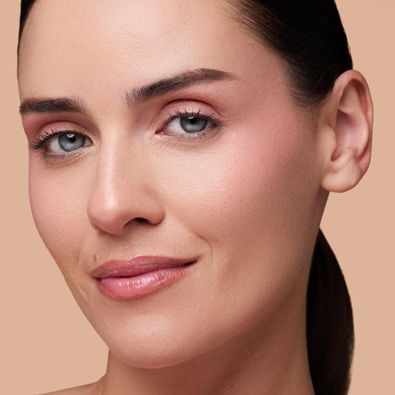 OFIR Pivot Powder | Multi-Use Glow Hydrating Highlight Blush Face Powder | Vegan Formula, Lightweight Buildable Texture | Crease-Free Compact Blush Highlighter | Radiant Rose - Rosy Pink | 0.24 OZ