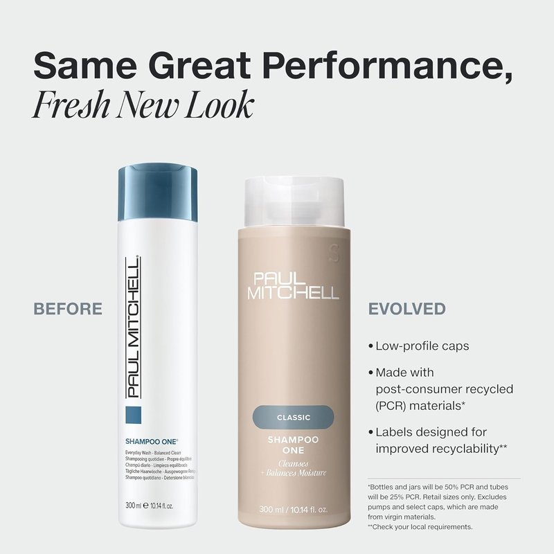 Paul Mitchell Shampoo One - Moisturizing Cleanser for All Hair Types | 33.8 Fl Oz