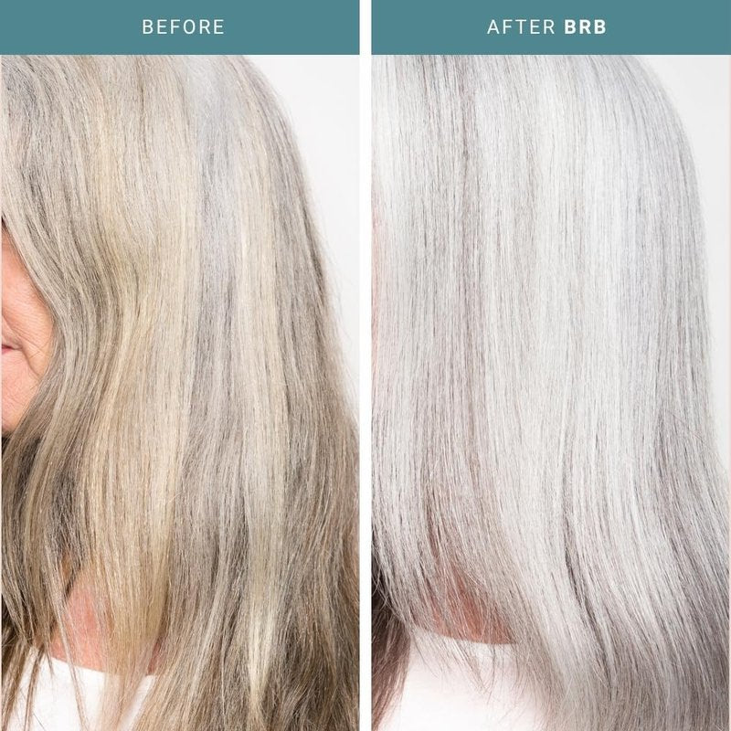 Beachwaver The Co. BRB Blonde Purple Shampoo - Full Size (12 Oz) | Anti-Brass Toning Conditioner w/HiX Vegan Bond Multipliers | Moisturizing, Sulfate-Free Formula for Blonde & Grey Hair