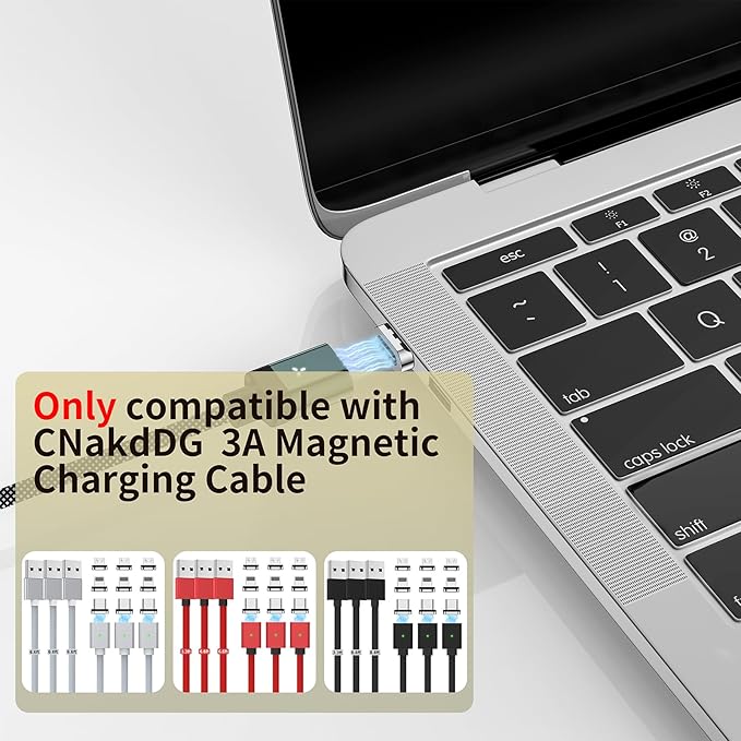 CNakdDG Magnetic Connector Tips Head for Iproduct Devices (5 Pack), only Compatible 3A Magnetic Charging Cable