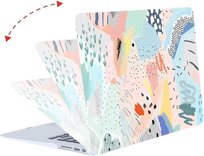 LanBaiLan Compatible for MacBook Pro 13 inch with Touch Bar M2 2026 2025 2024 2023 2022-2016 A2338 M1 A2251 A2289 A2159 A1989 A1708 A1706, Laptop Hardshell Case and Keyboard Cover, Graffiti