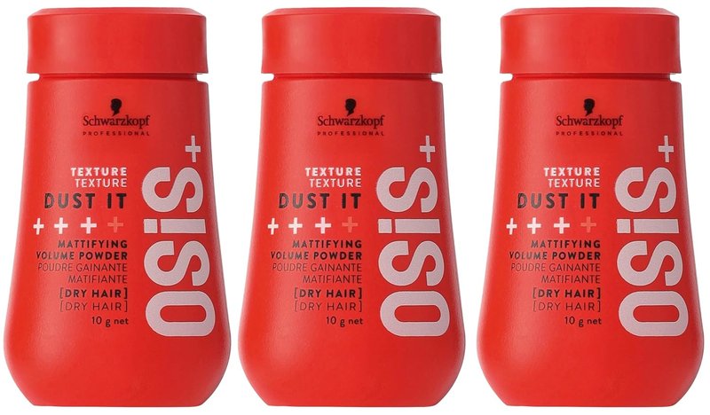 OSiS+ Dust It Volume Powder - Mattifying & Texturizing Hair Styling Powder | Strong Hold & Control