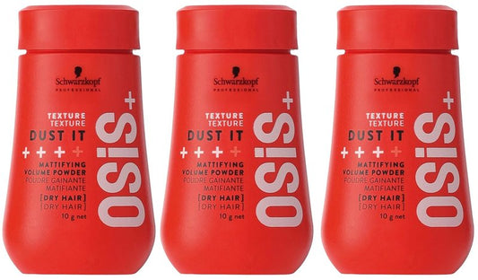 OSiS+ Dust It Volume Powder - Mattifying & Texturizing Hair Styling Powder | Strong Hold & Control