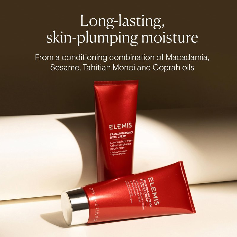ELEMIS Frangipani Monoi Body Cream, Luxurious Body Cream, 6.7 Fl Oz