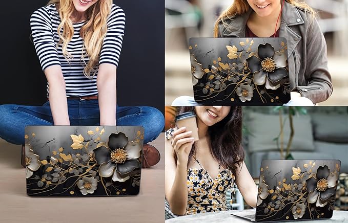 CISSOOK Compatible with MacBook Air 13.6 inch 2026 2025 2024 2023 2022 Release M5 A3449 M4 A3240 M3 A3113 A2681 M2, Floral Hard Shell Case Keyboard Skin Cover Screen Protector - Abstract Oil Painting