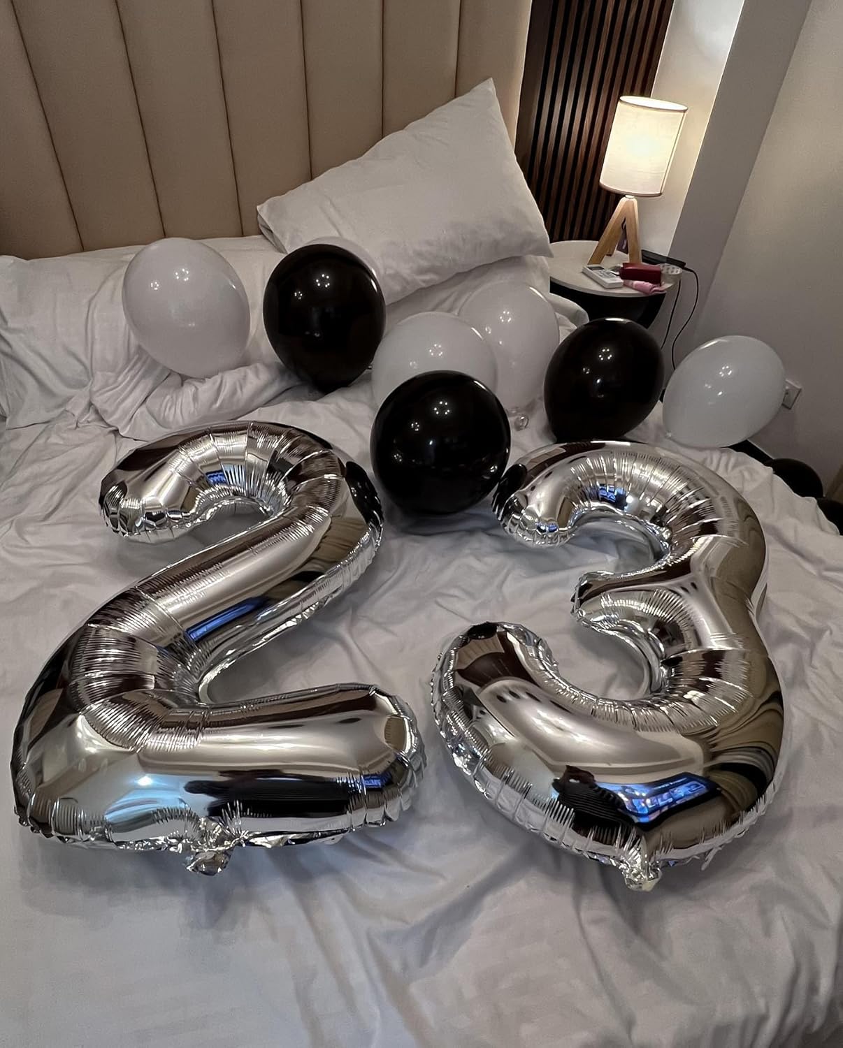 Silver Number 7 Balloon - 40 Inch Giant Foil Decoration for 7th Birthday Party Supplies