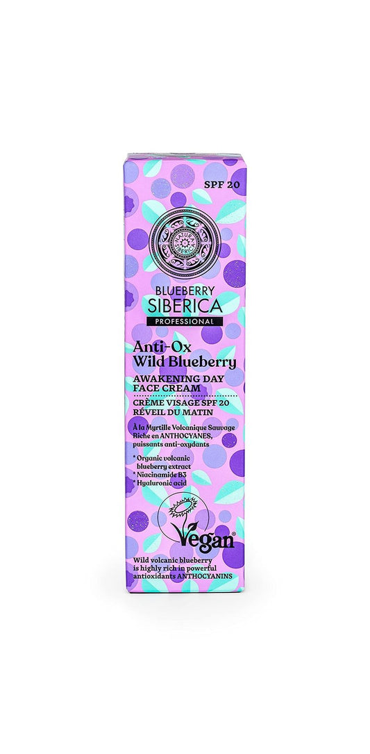 Natura Siberica Natural Anti-OX Wild Blueberry Day Face Cream SPF 1.69 fl oz
